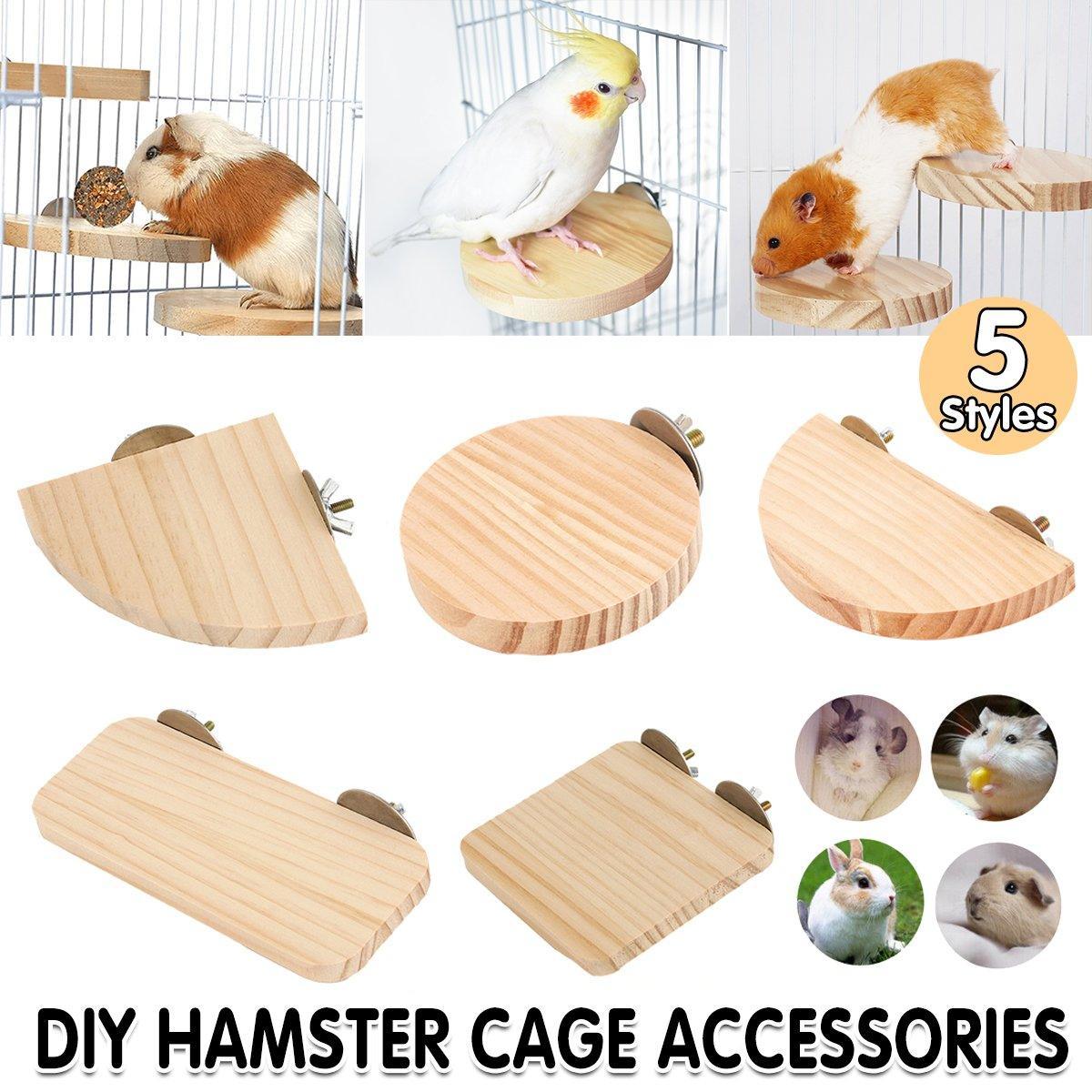 Guinea Pig Parrot Play Stand Jump Platform Cage Pet Toy