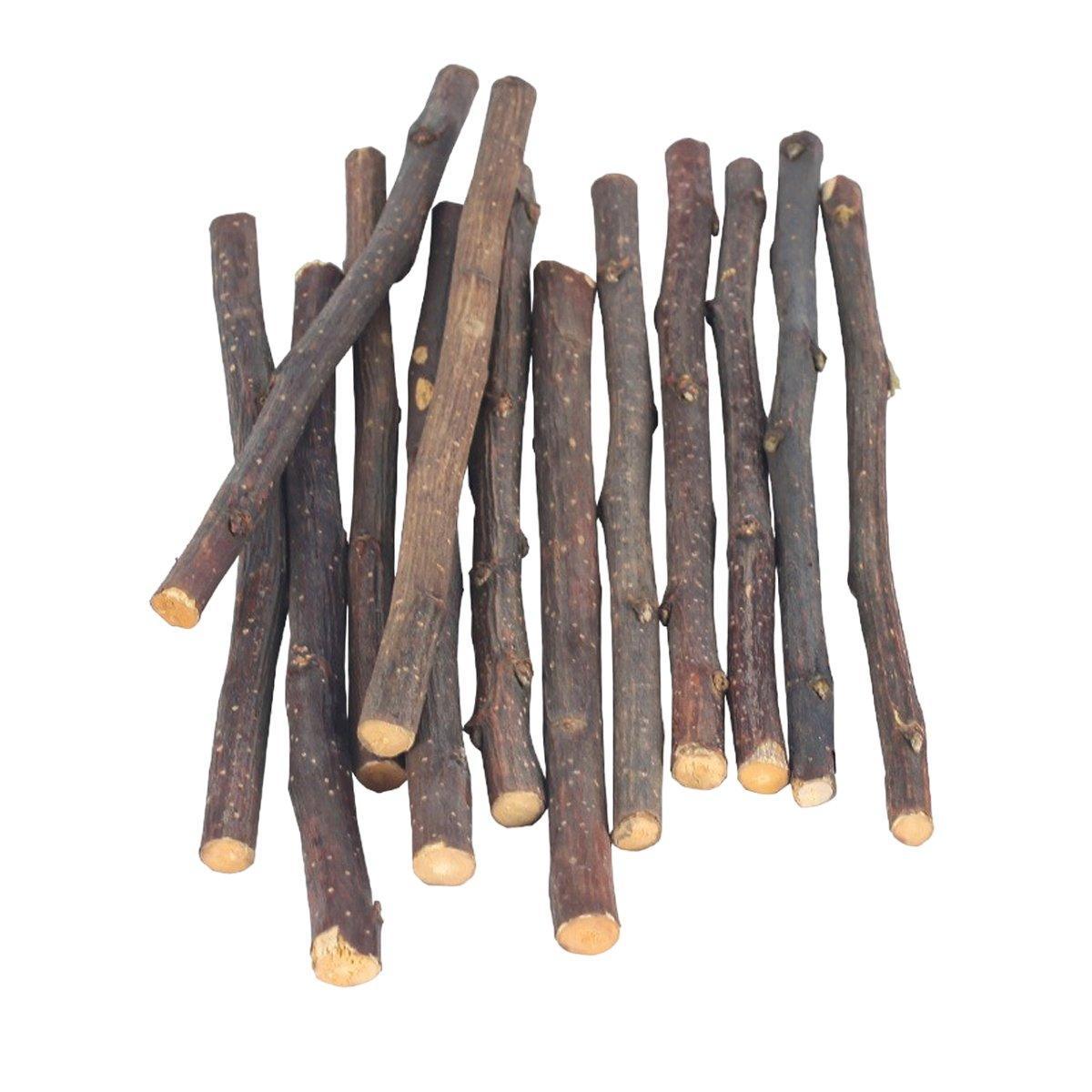 Natural Rabbit Molar Snacks Guinea Pig Branches Sweet Bamboo Grinding Teeth Wood - Black
