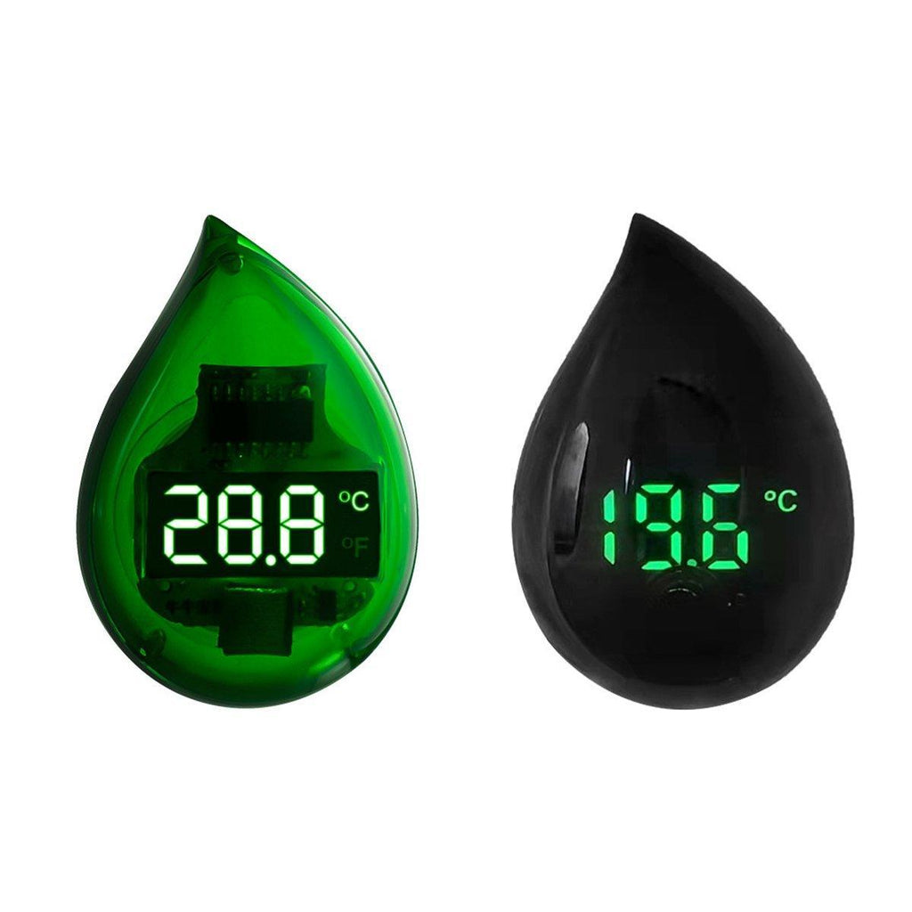 Mini Digital Fish Tank Aquarium Thermometer Gauge - Black