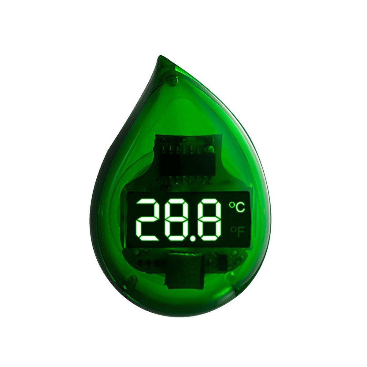 Mini Digital Fish Tank Aquarium Thermometer Gauge - Black
