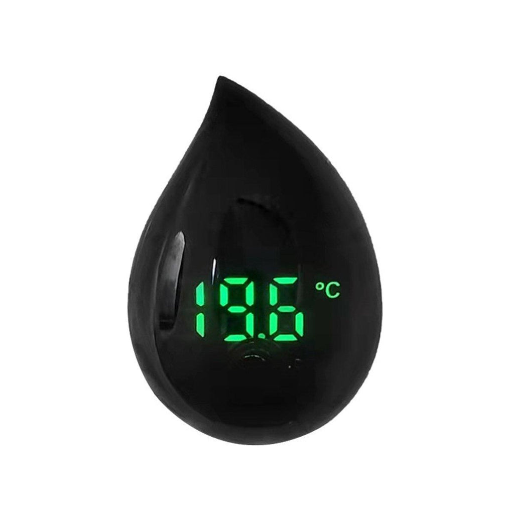 Mini Digital Fish Tank Aquarium Thermometer Gauge - Black