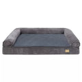 XL Large Orthopedic Dog Bed 3-Side Comfort Bolster Padded Calming Mattress Bed