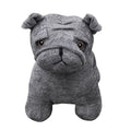 Grey French Bulldog Door Stopper 23cm