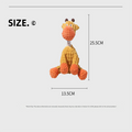 Giraffe Cuddly Squeaky Animal Chew Toy for Dogs