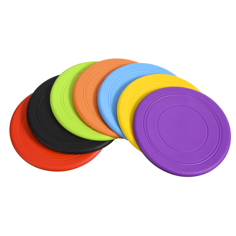 Seven-piece coloured set Soft Flying Disc Dog Toy for Fetch and Training