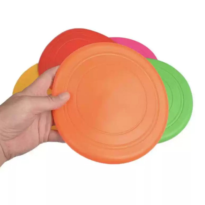 Seven-piece coloured set Soft Flying Disc Dog Toy for Fetch and Training