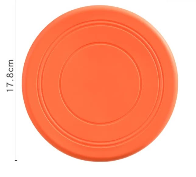 Seven-piece coloured set Soft Flying Disc Dog Toy for Fetch and Training