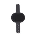 3-Pack Black Multi-Functional Adjustable Silicone TPR Pet Grooming Massage Brush - for De-Shedding, and Furniture Scratching