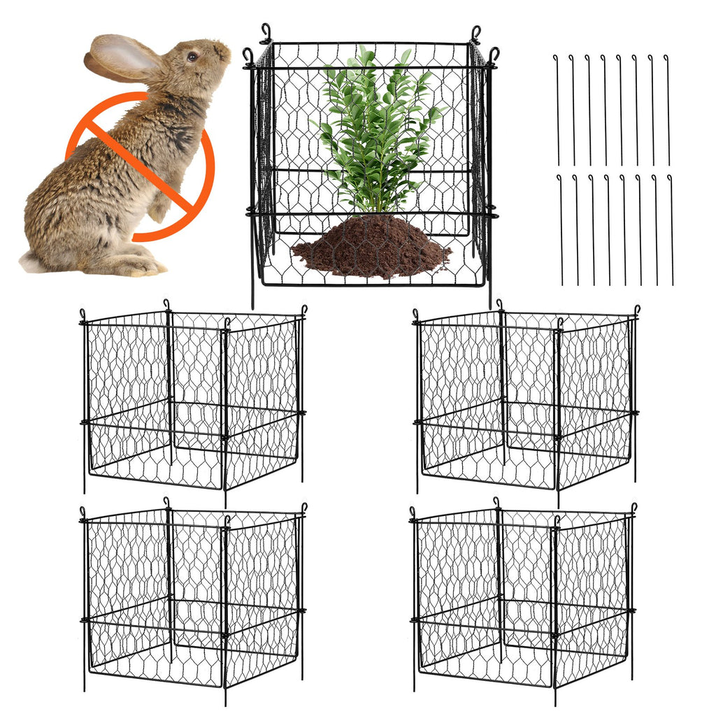 VEVOR 4 Pack Plant Protector from Animals