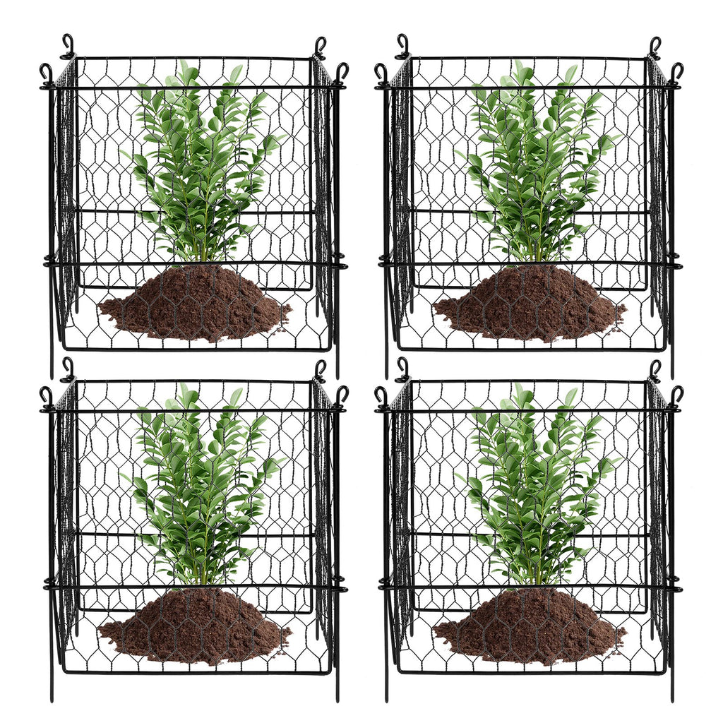 VEVOR 4 Pack Plant Protector from Animals