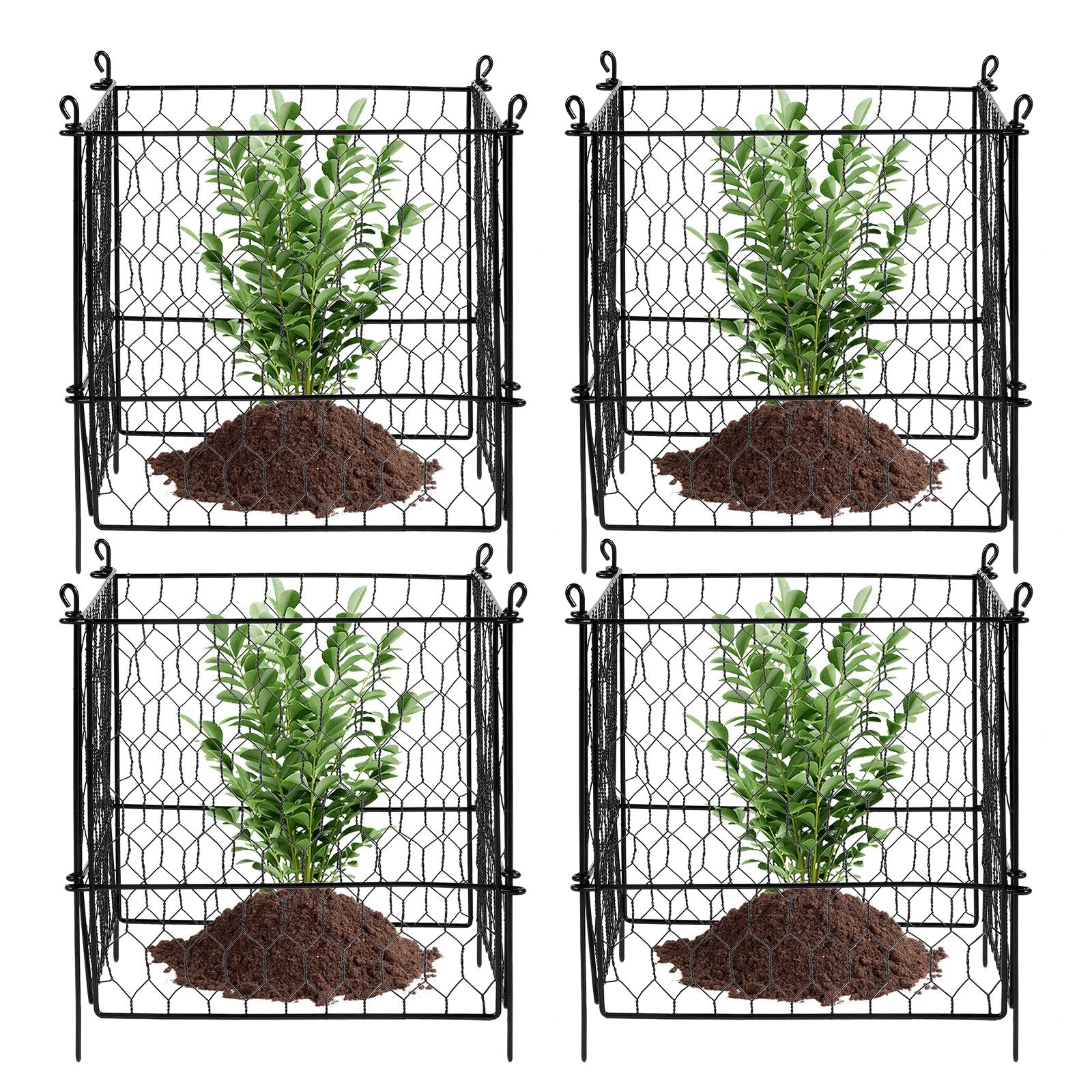 VEVOR 4 Pack Plant Protector from Animals