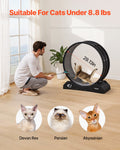 VEVOR Indoor Cat Exercise Wheel with Brakes & Carpeted Runway