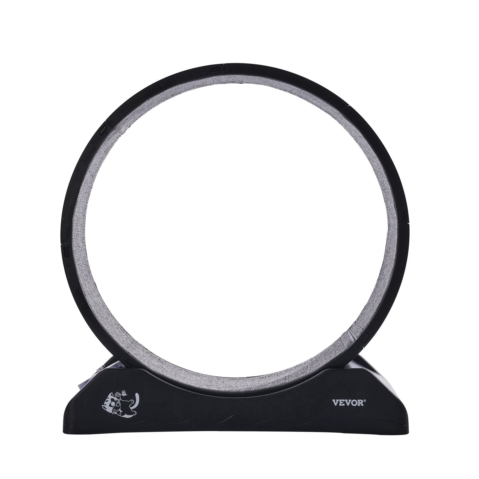 VEVOR Indoor Cat Exercise Wheel with Brakes & Carpeted Runway