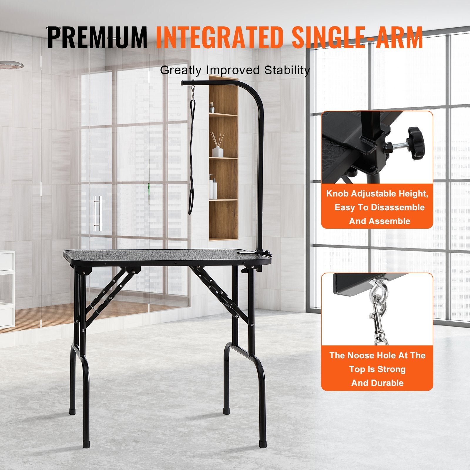 VEVOR Dog Foldable Grooming Station for Medium and Small Dogs